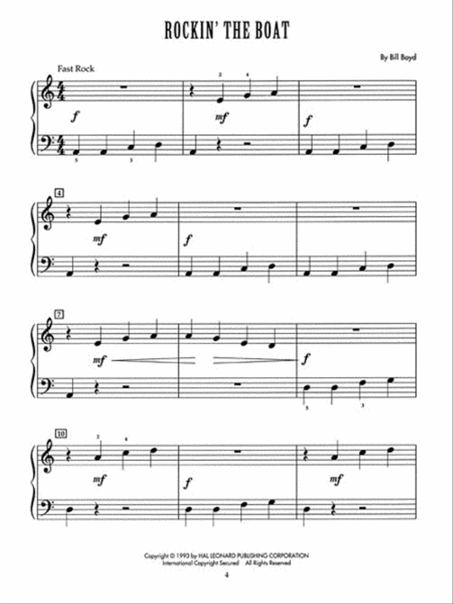Jazz Starters - Easy Piano Piano Method scores gallery preview page 4