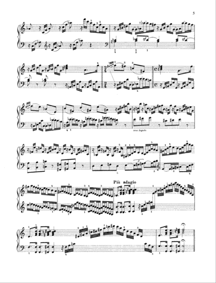Fantasy and Fugue C major, K. 394 [383 a] Piano Solo scores gallery preview page 4
