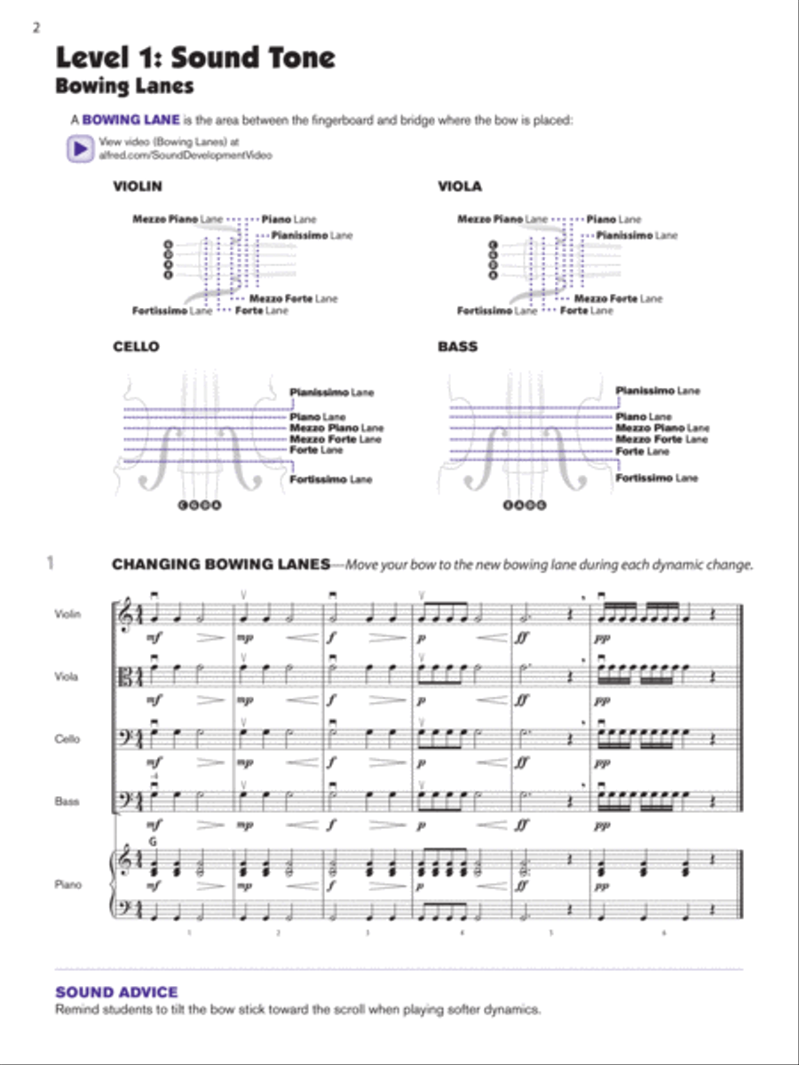 Sound Innovations for String Orchestra -- Sound Development (Advanced) Chamber Orchestra scores gallery preview page 3