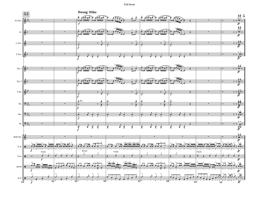 Freedom Freedom Marching Band scores gallery preview page 6