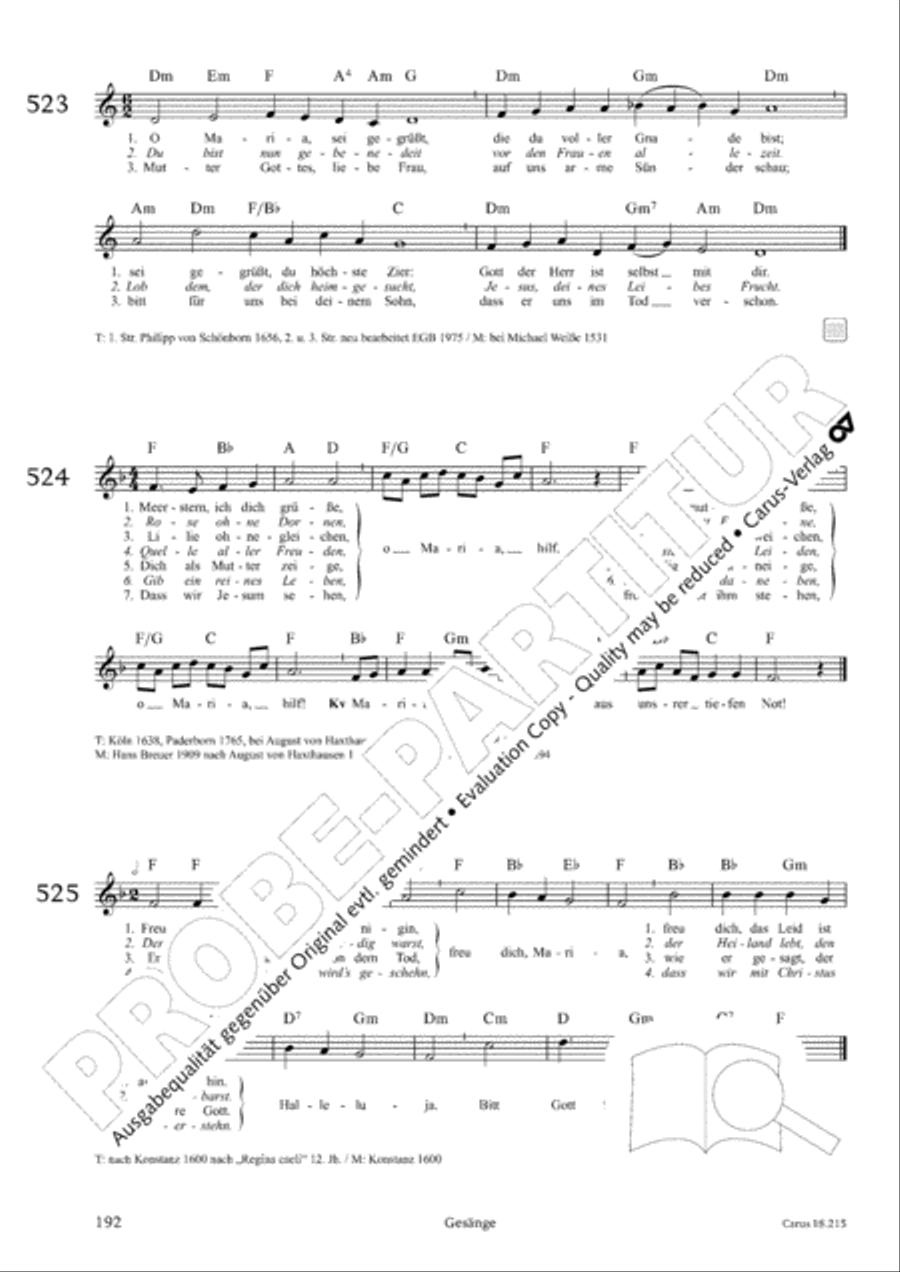 Gitarrenbuch zum Gotteslob Guitar scores gallery preview page 176