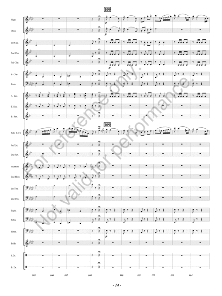 Luisa di Montfort Luisa di Montfort Concert Band scores gallery preview page 15