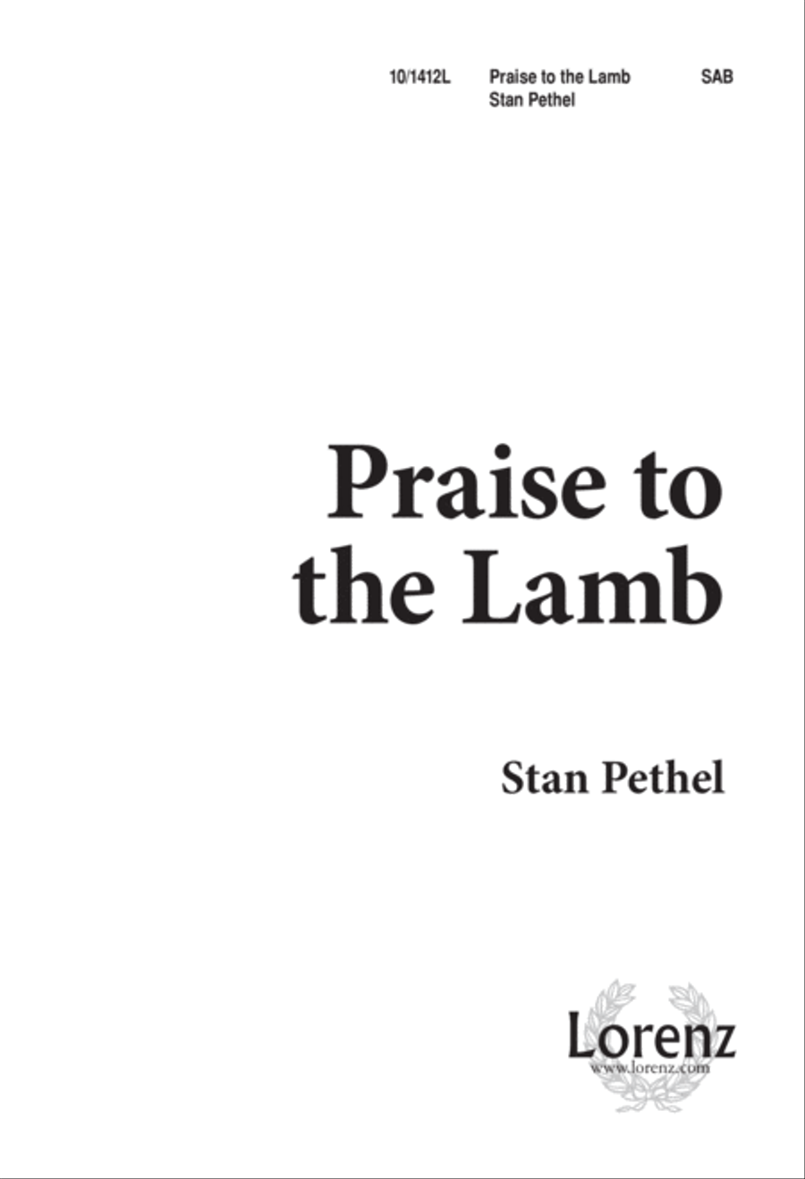 Praise to the Lamb Praise to the Lamb 3-Part scores gallery preview page 1