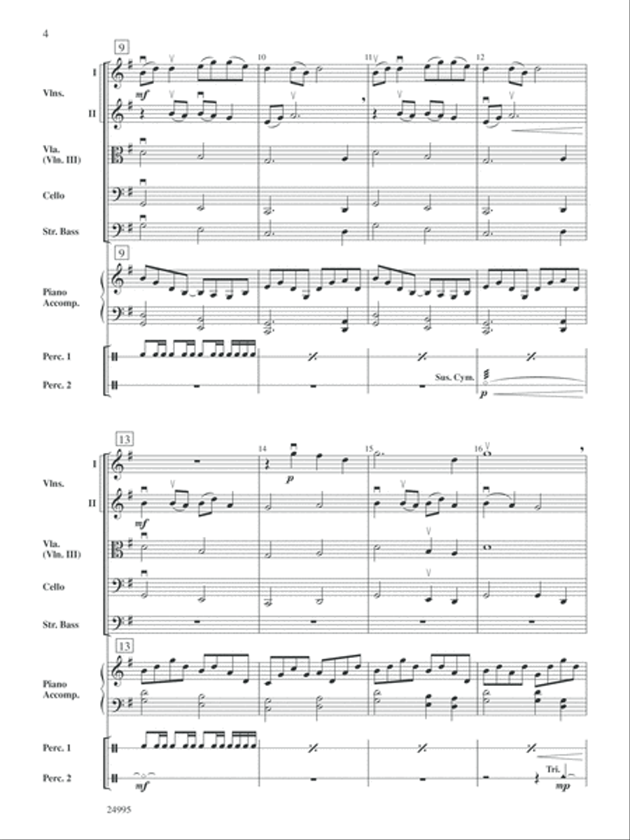 Jasmine Flower: Score String Orchestra scores gallery preview page 4