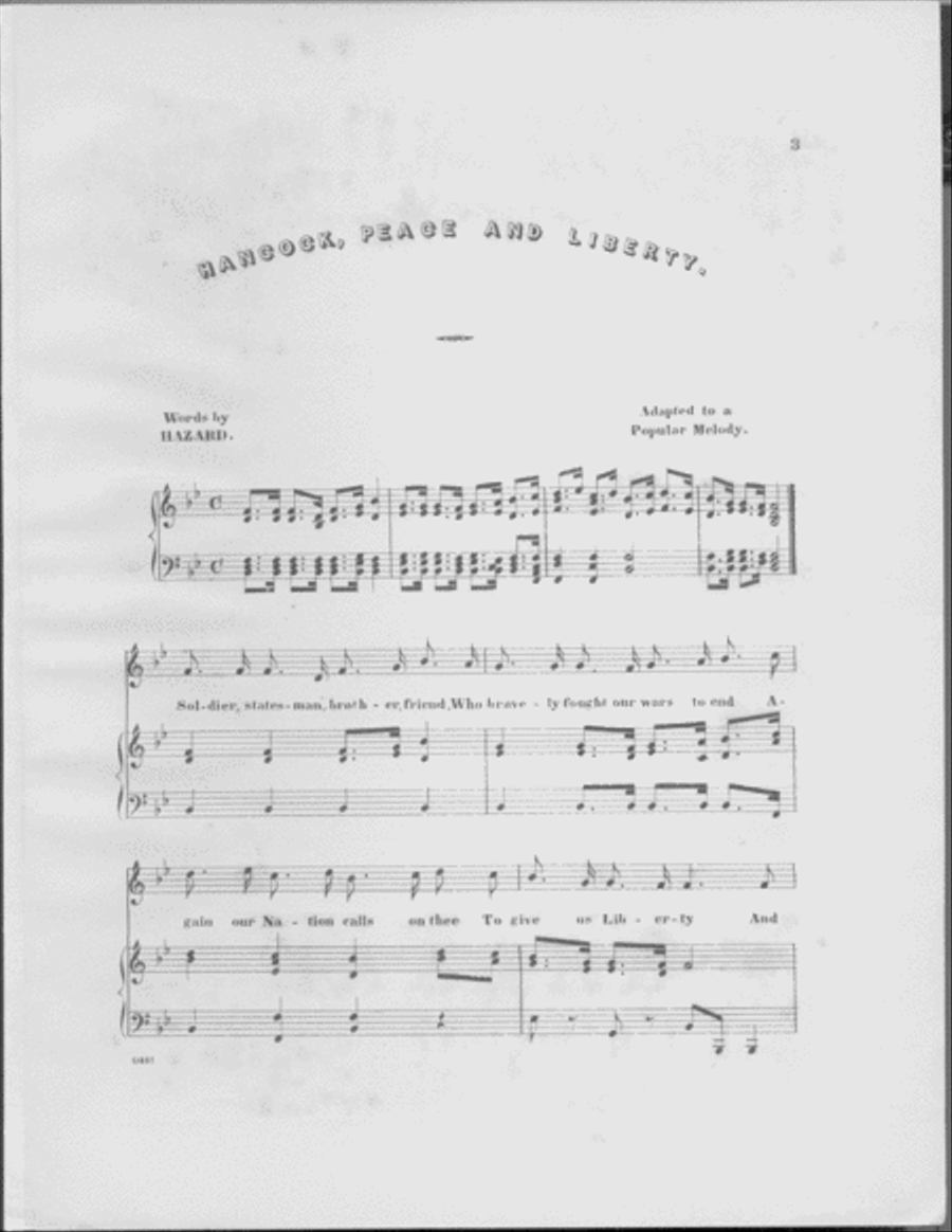 Hancock Peace And Liberty Voice scores gallery preview page 2