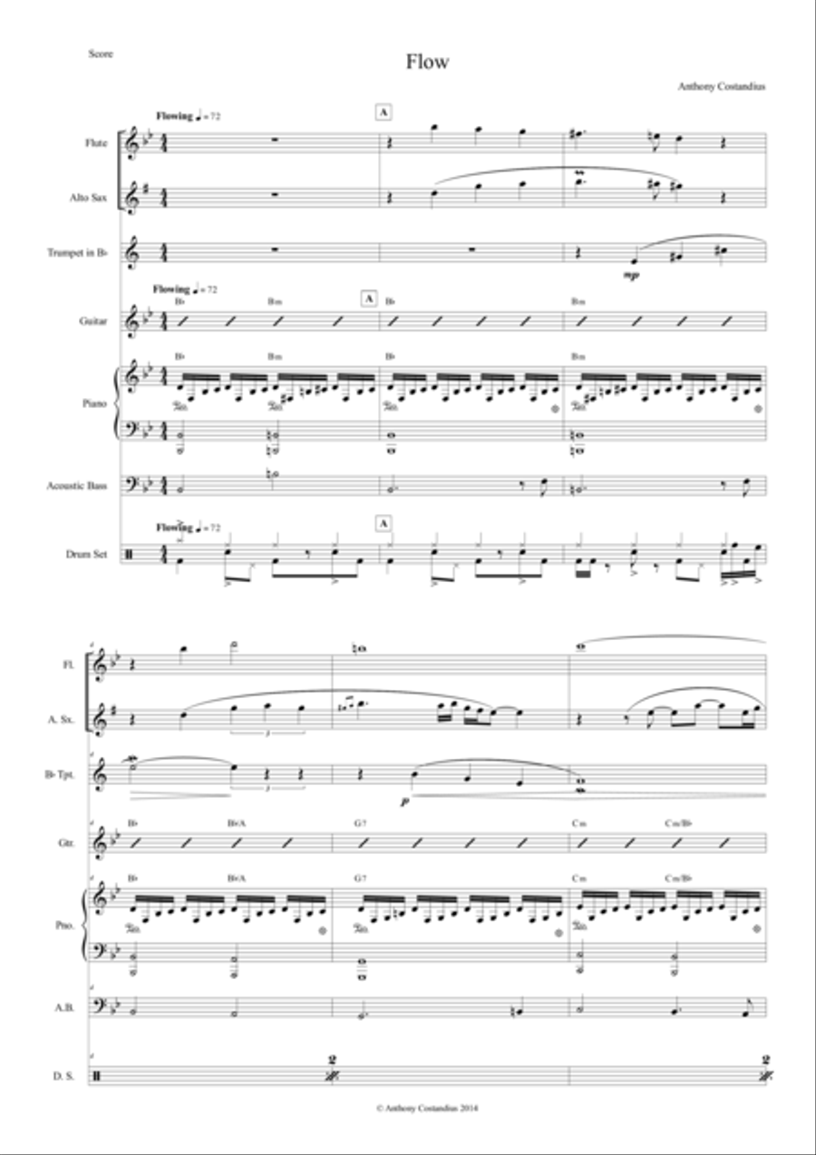 Flow Flow Jazz Ensemble scores gallery preview page 1