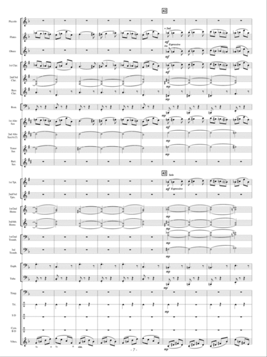 Festive Dance from Faust by Charles Francois Gounod Concert Band - Sheet Music page 6