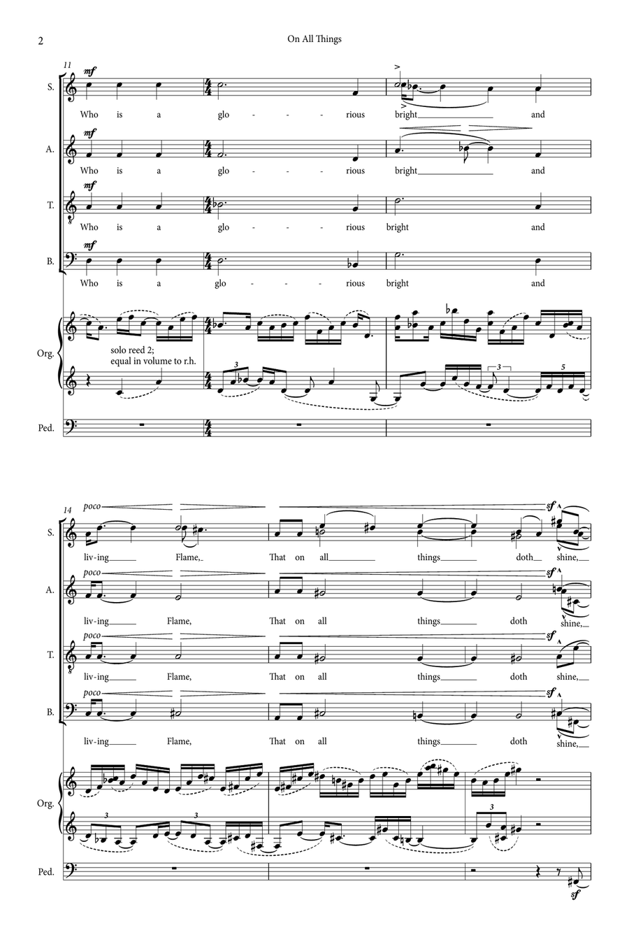 On All Things 4-Part scores gallery preview page 2