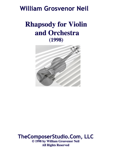 Rhapsody for Violin and Orchestra image number null