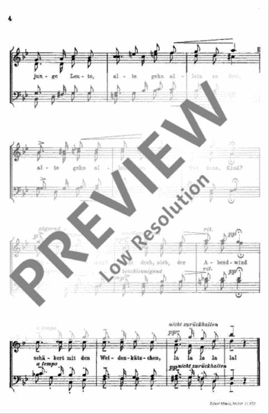 Drei Männerchöre Men's Choir scores gallery preview page 5