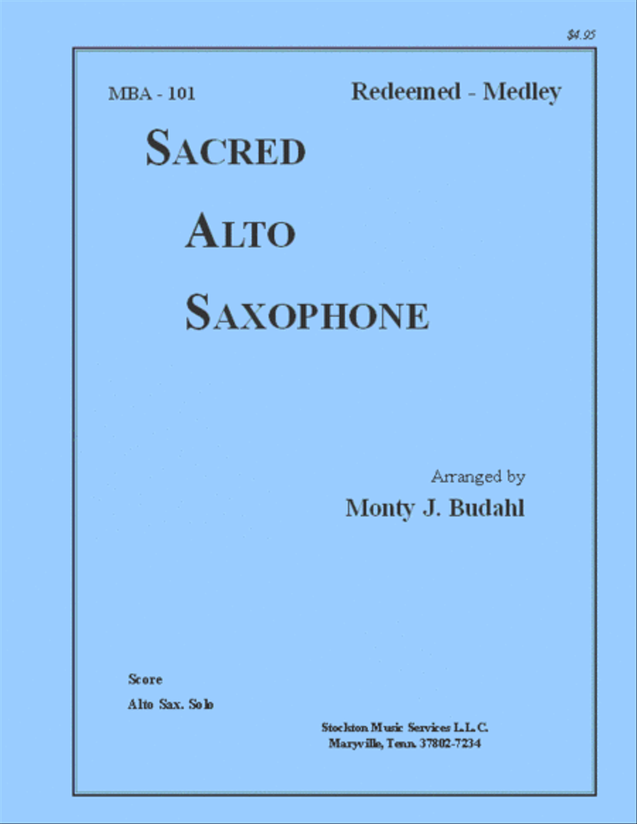 Redeemed- Medley Alto Saxophone scores gallery preview page 1