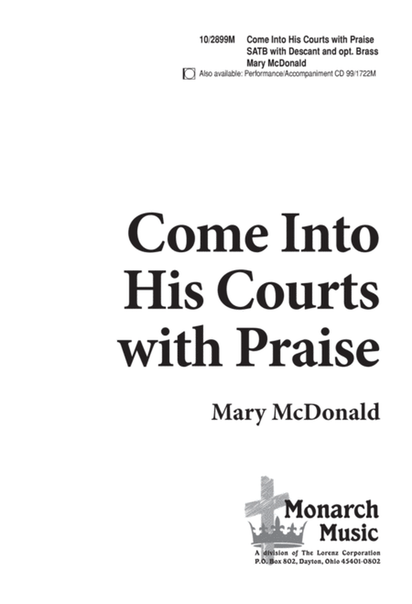 Come into His Courts with Praise image number null