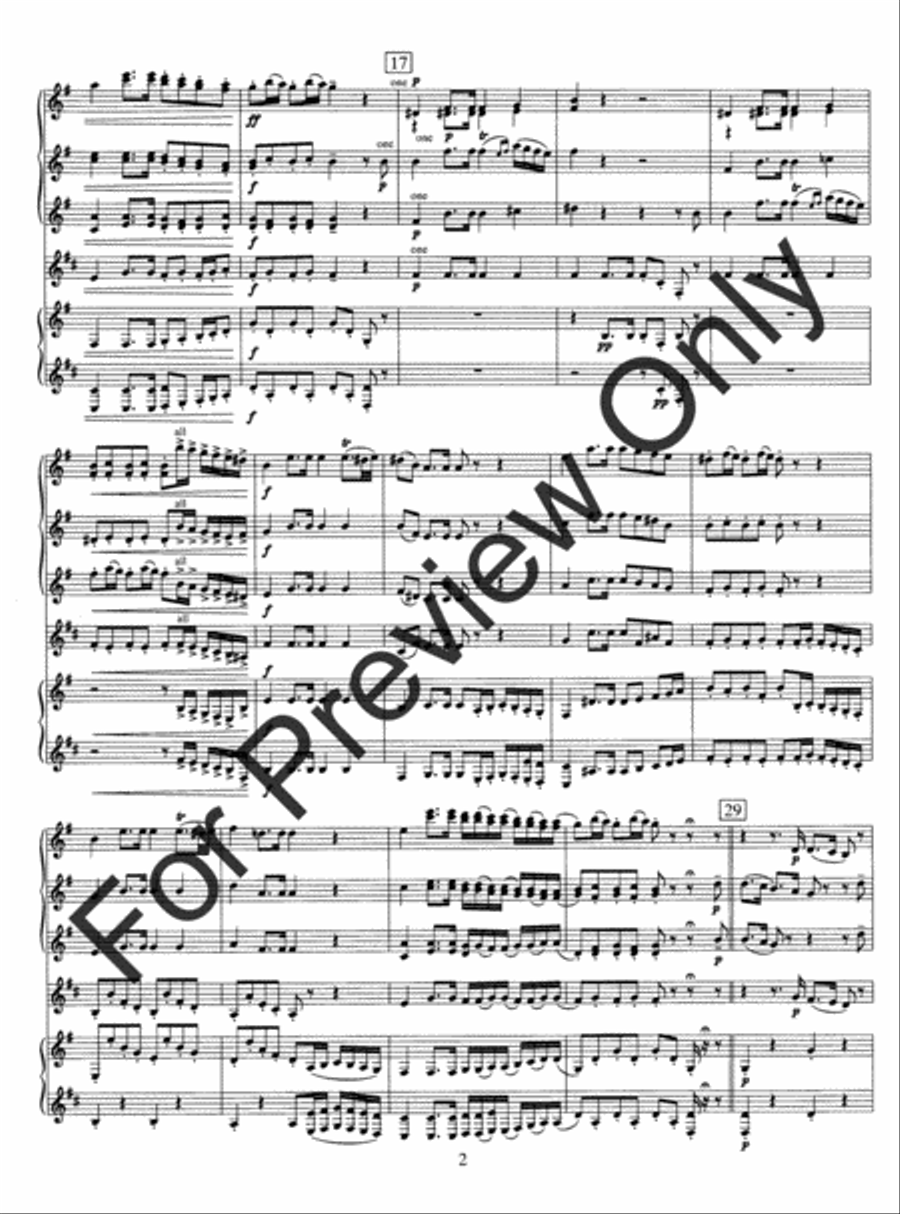 Serenade Op 44 1st Mvt Woodwind Ensemble scores gallery preview page 4