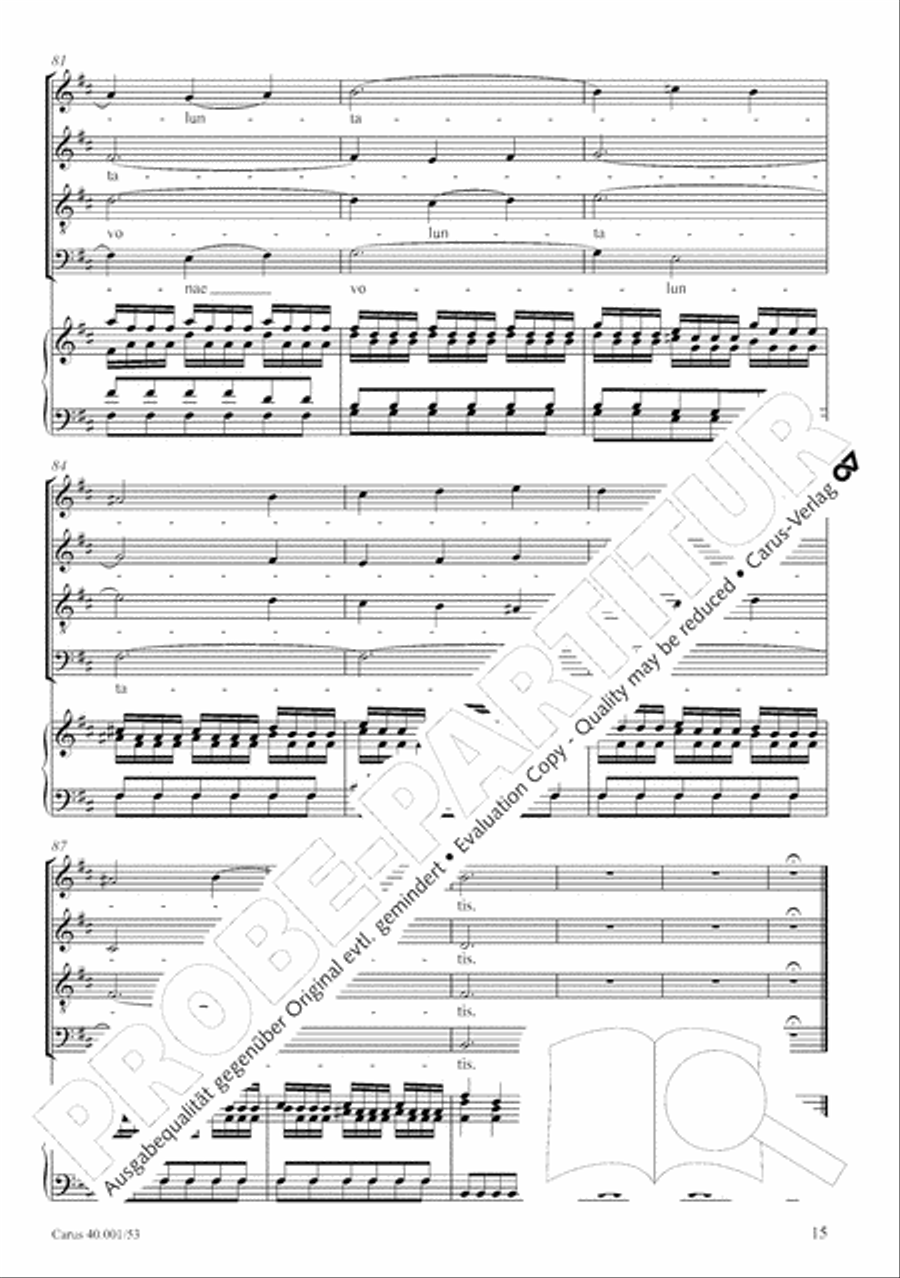 Vivaldi: Gloria in D. Revised edition SSA scores gallery preview page 18