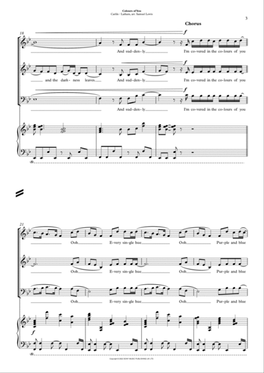 Colours Of You 3-Part scores gallery preview page 3