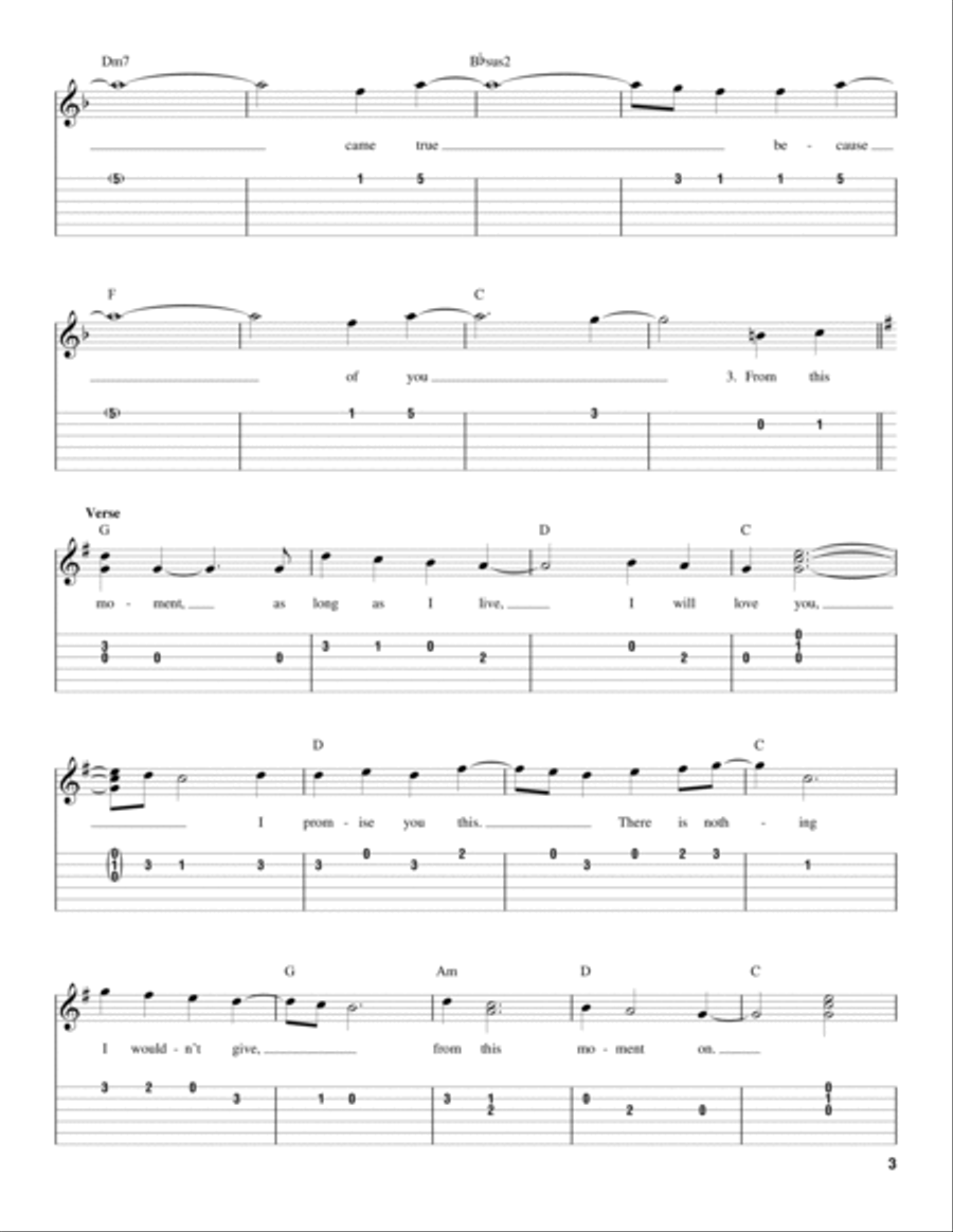 From This Moment On Acoustic Guitar scores gallery preview page 3