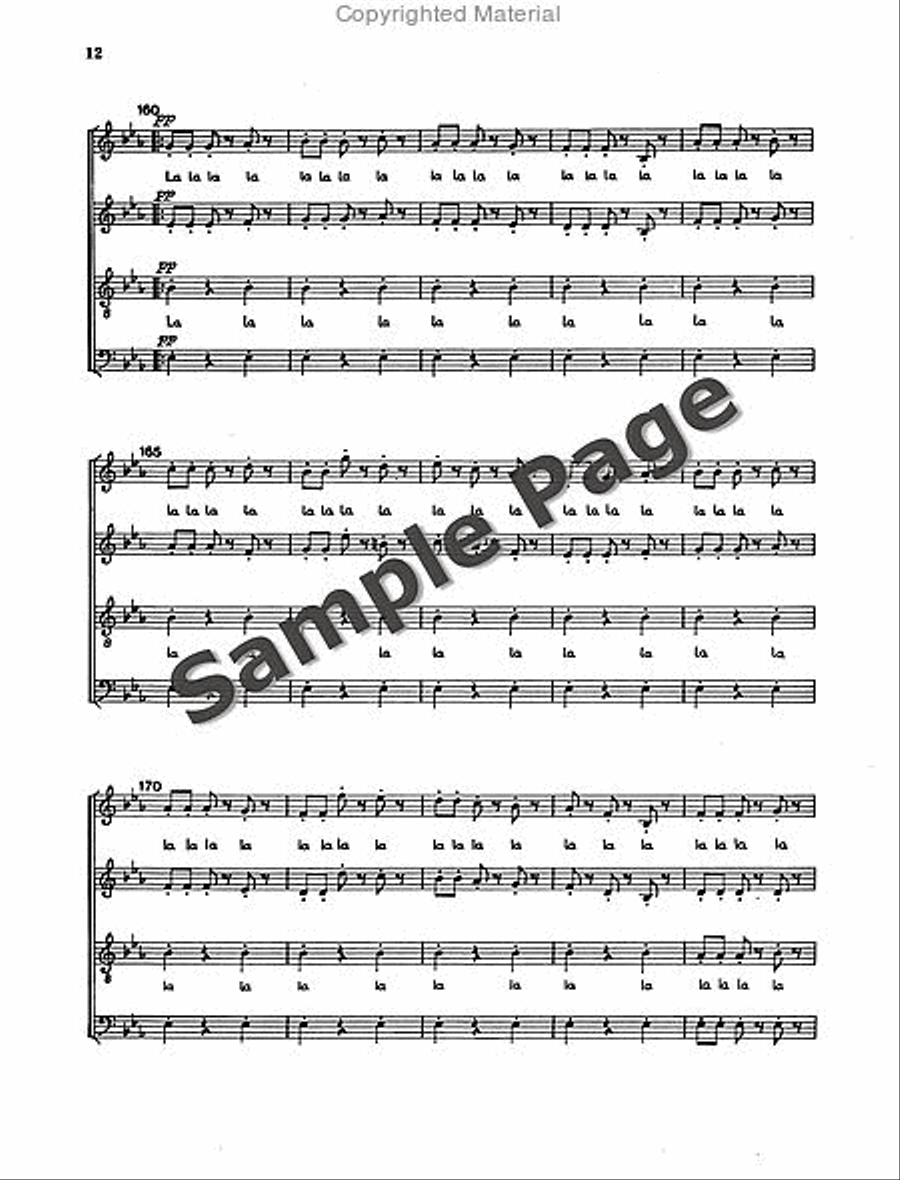 Waltz with Chorus 4-Part scores gallery preview page 13