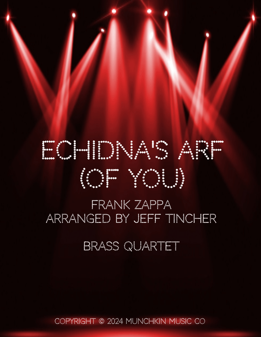 Echidna S Arf Of You Brass Quartet scores gallery preview page 1