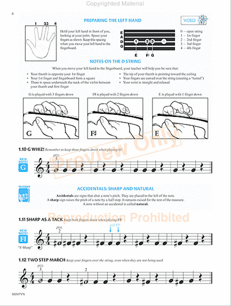 Measures of Success for String Orchestra-Violin Book 1 Chamber Orchestra scores gallery preview page 9