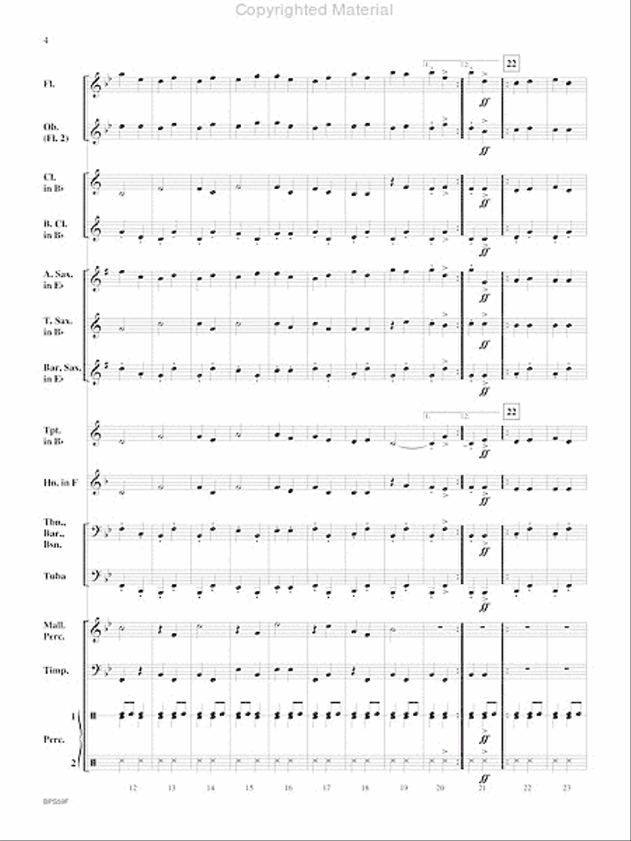 Valor Valor Concert Band scores gallery preview page 5