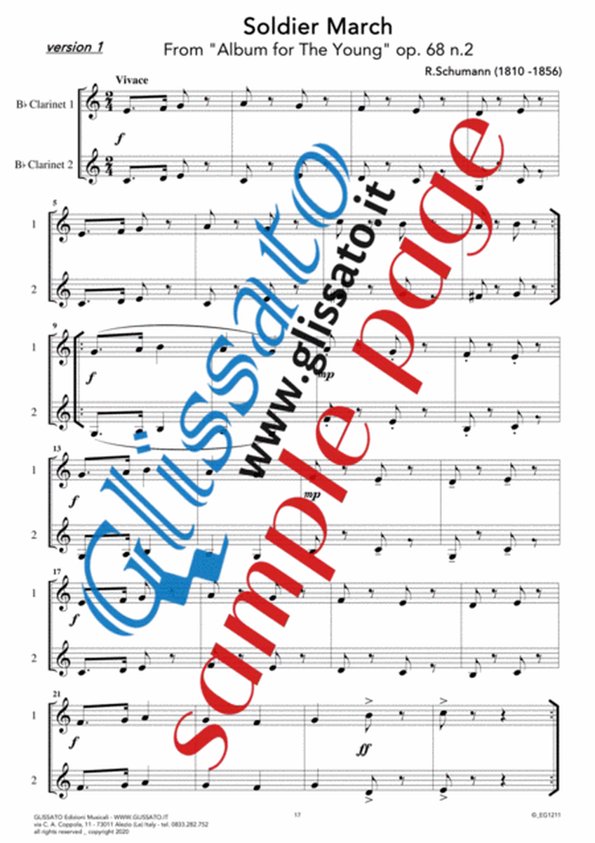 10 Romantic Pieces - Clarinet Duet image number null