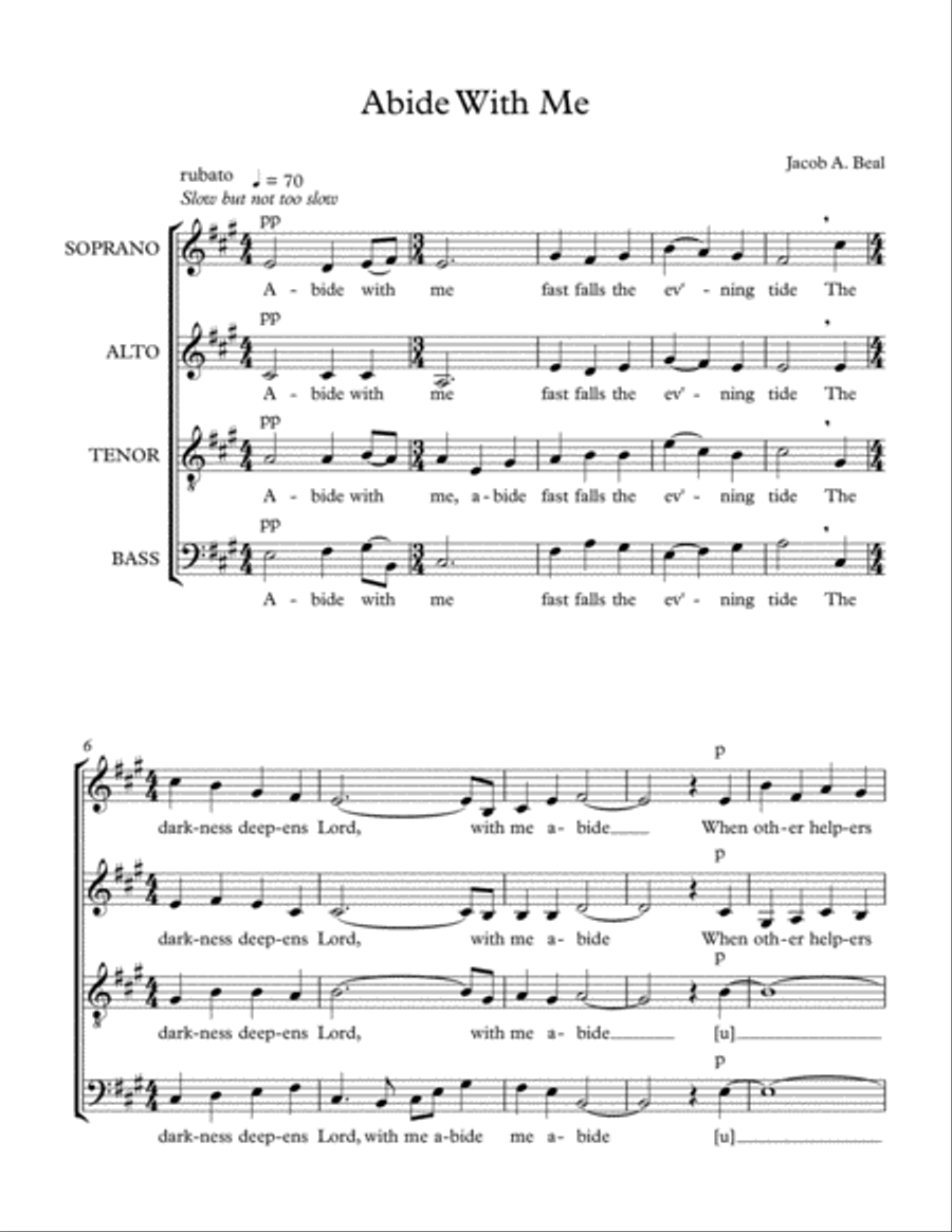 Abide with Me Abide with Me Small Ensemble scores gallery preview page 1