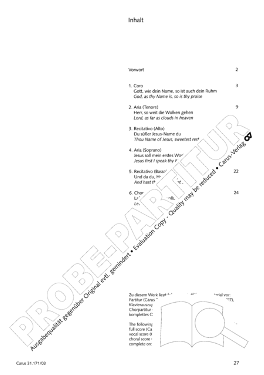 God, as thy name is, so is thy praise (Gott, wie dein Name, so ist auch dein Ruhm) 4-Part scores gallery preview page 28