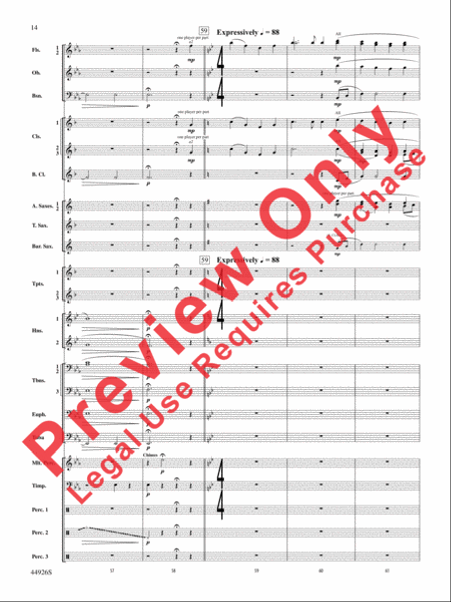 Australiana Concert Band scores gallery preview page 15