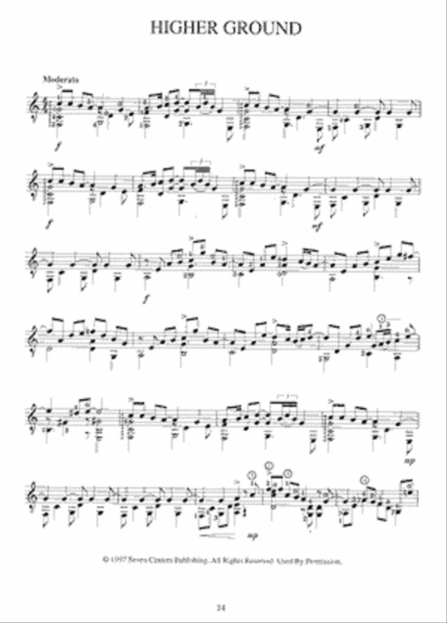 Andrew York Three Dimensions for Solo Guitar Acoustic Guitar scores gallery preview page 3