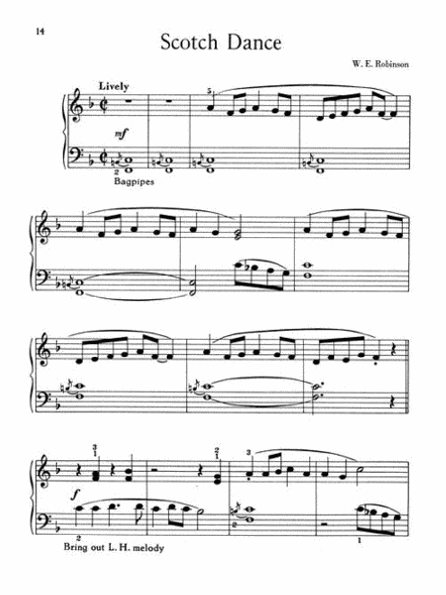 <br>Sheet music extract
