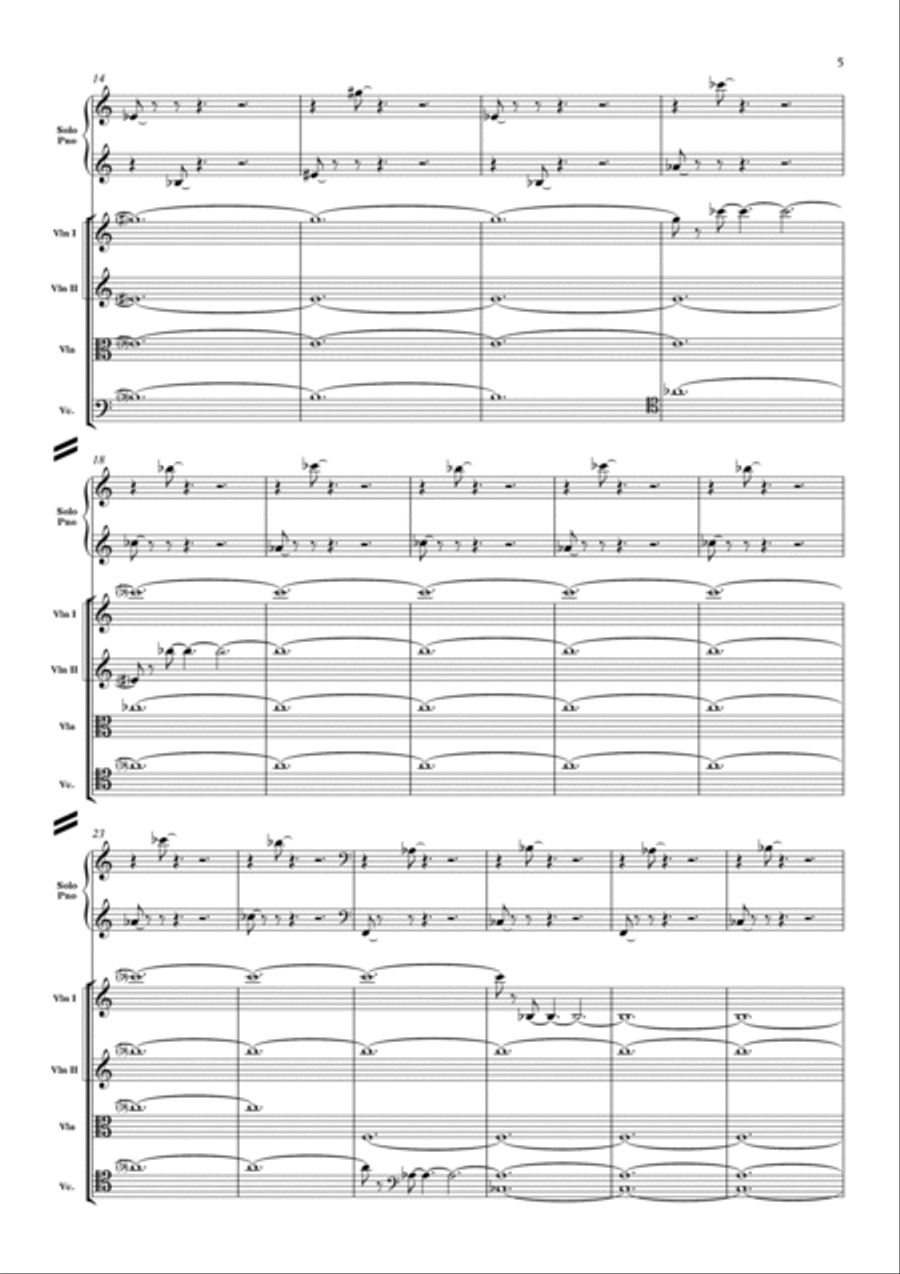 Piano Concerto Piano Concerto Piano Quintet scores gallery preview page 6