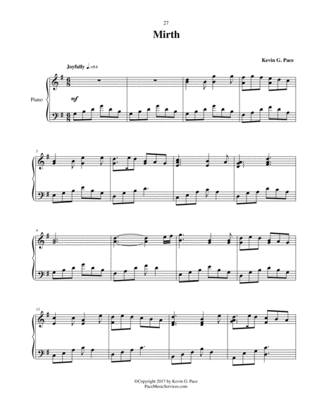 Mirth - original piano solo image number null