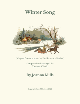Winter Song (For Unison Choir)