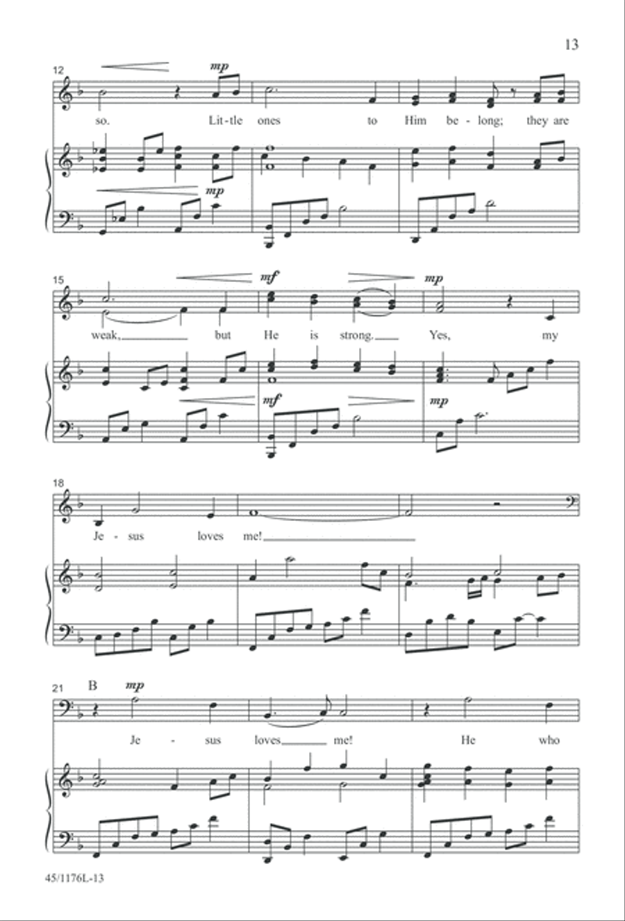 10 More Anthems for about 10 Singers 3-Part scores gallery preview page 13