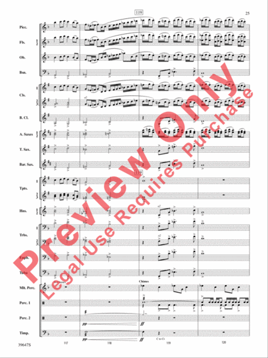 Oak Island Odyssey Oak Island Odyssey Concert Band scores gallery preview page 26