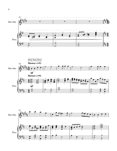 A Medley of Favourite Hymns (alto sax and piano) image number null