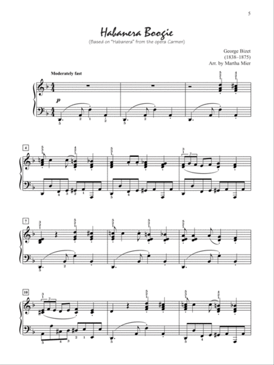 Classical Jazz Rags & Blues, Book 5 Piano Solo scores gallery preview page 4