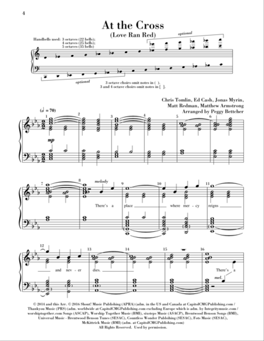 Easy to Ring Praise and Worship 5-Octaves scores gallery preview page 2