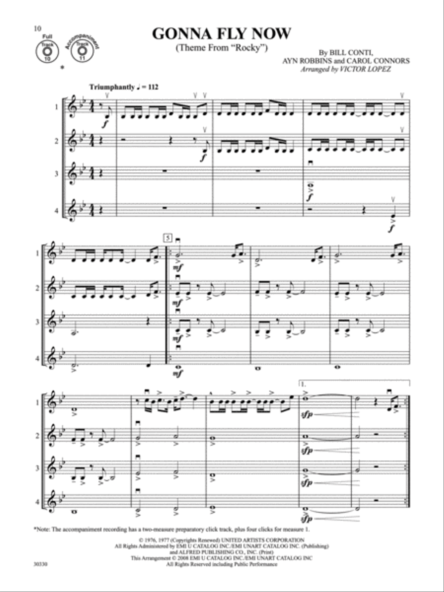 Flex-Ability More Pops -- Solo-Duet-Trio-Quartet with Optional Accompaniment Small Ensemble scores gallery preview page 6