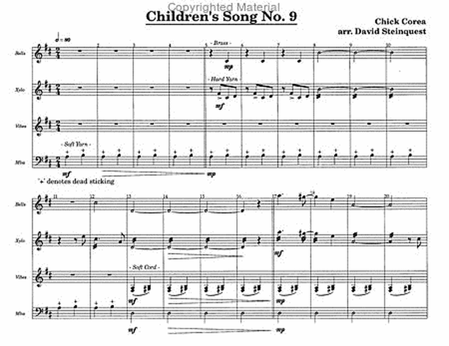 Chick Corea Children's Songs Set 1 image number null