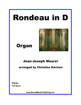 Book cover for Mouret - Rondeau in D - Organ
