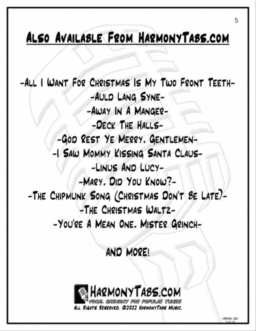 You're A Mean One, Mr. Grinch String Quartet scores gallery preview page 5