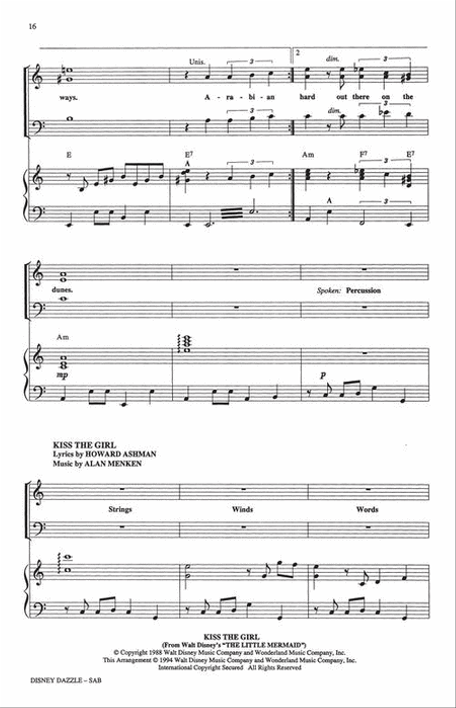 Disney Dazzle! (Medley) Disney Dazzle! (Medley) 3-Part scores gallery preview page 5