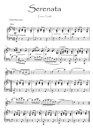 Serenata Violin Piano duet