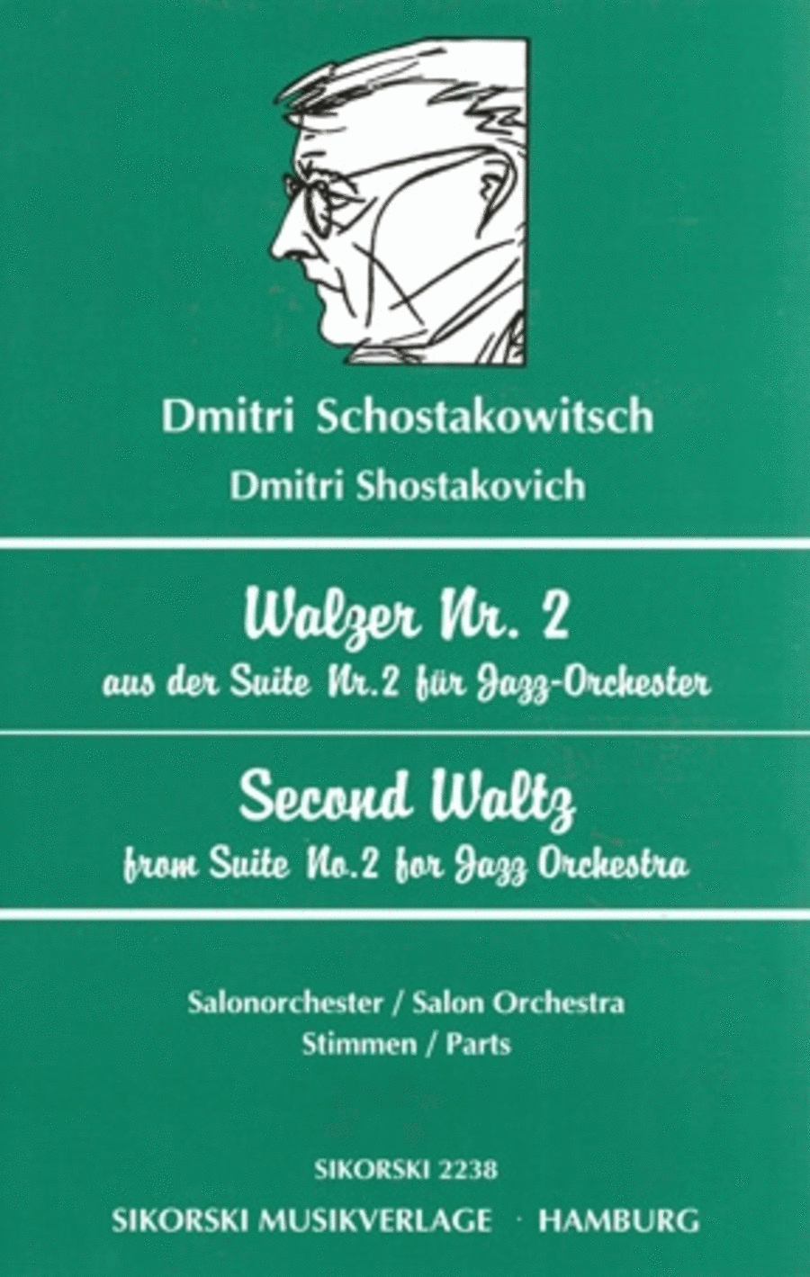 Second Waltz (from Jazz Suite No. 2) Chamber Orchestra scores gallery preview page 1