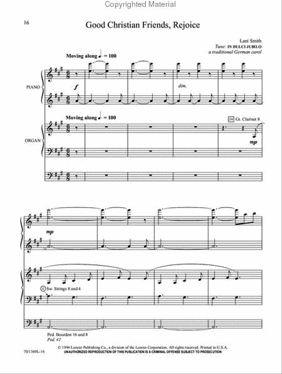 The Great Christmas Concert for Keyboard Organ scores gallery preview page 2