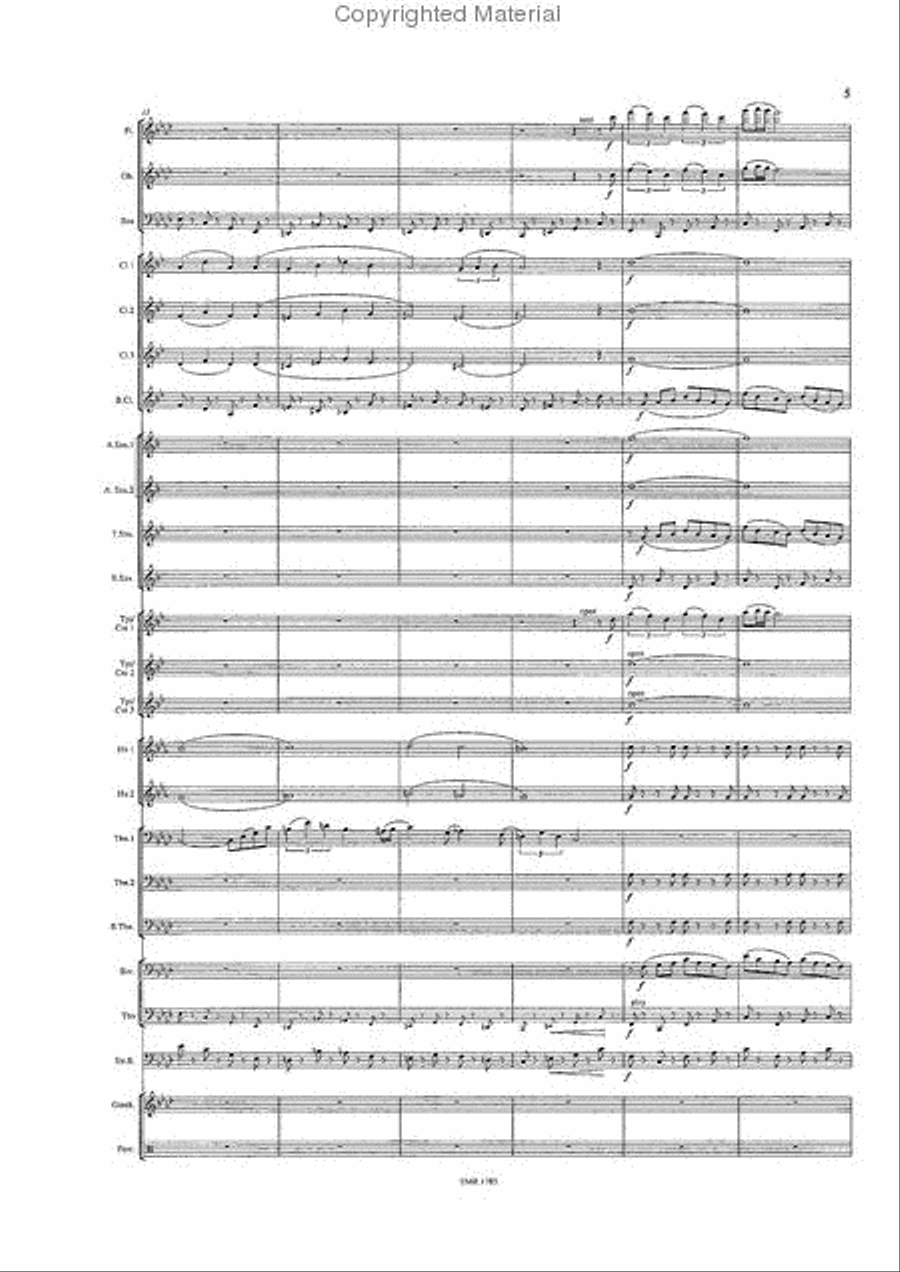 Michelle Michelle Concert Band scores gallery preview page 5