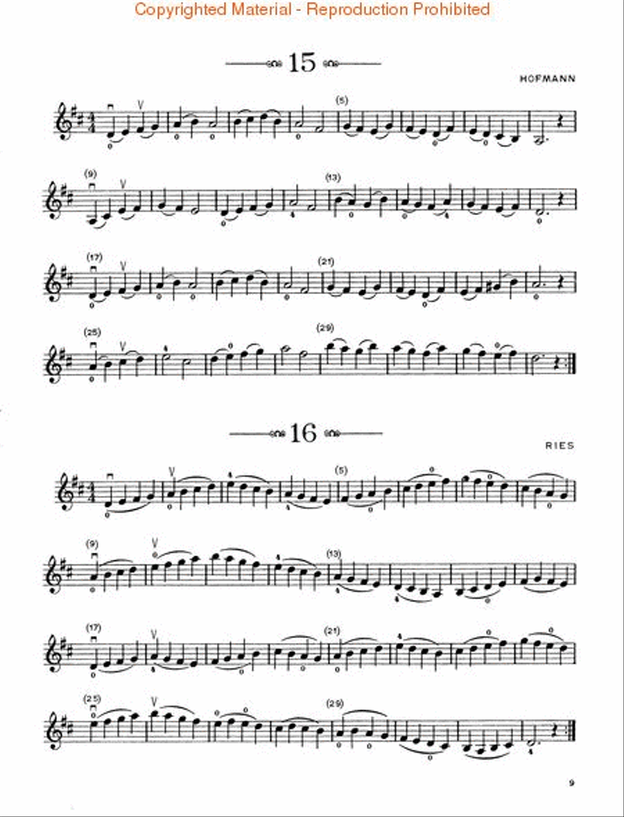 First Etude Album for Violin Orchestra scores gallery preview page 2