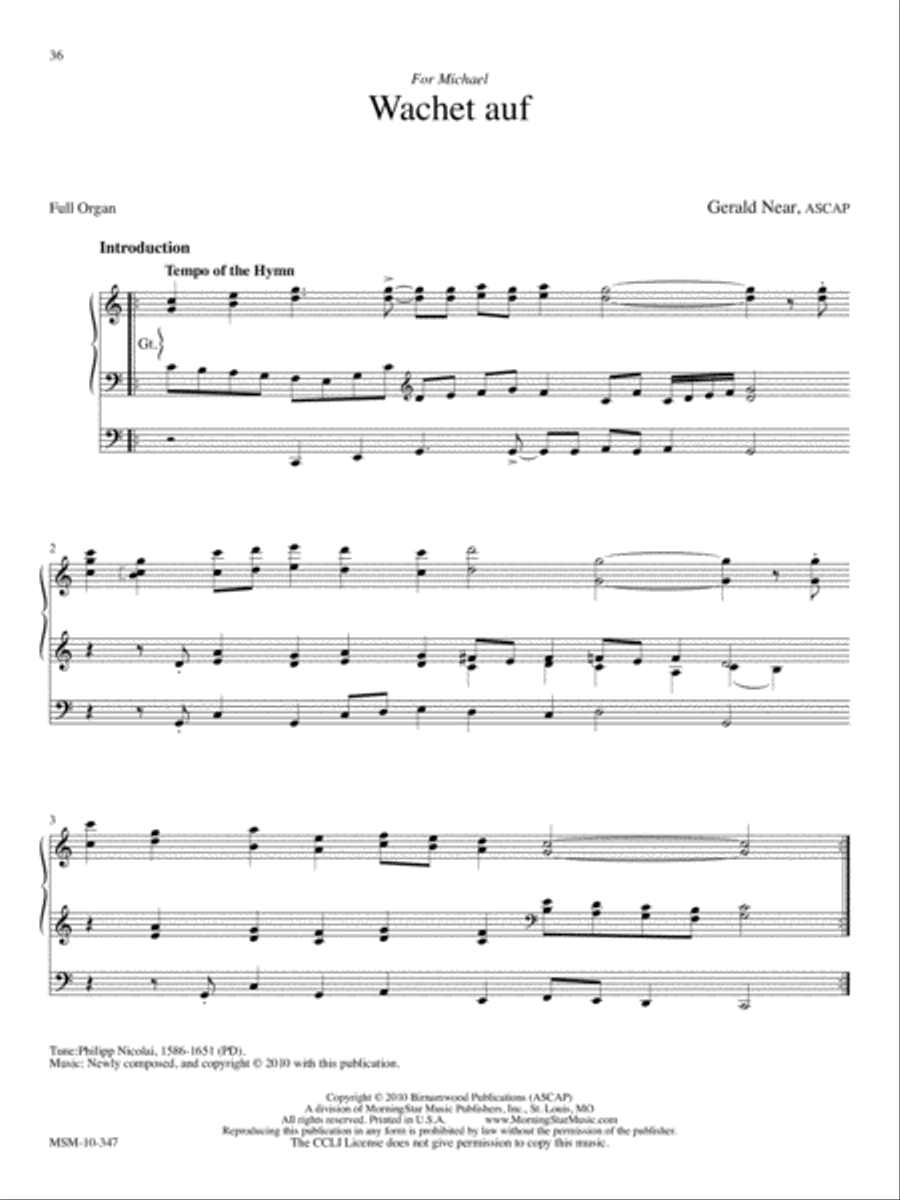 Laudes Domini: 10 Hymn Introductions and Harmonizations for Organ, Volume 1 Organ scores gallery preview page 11
