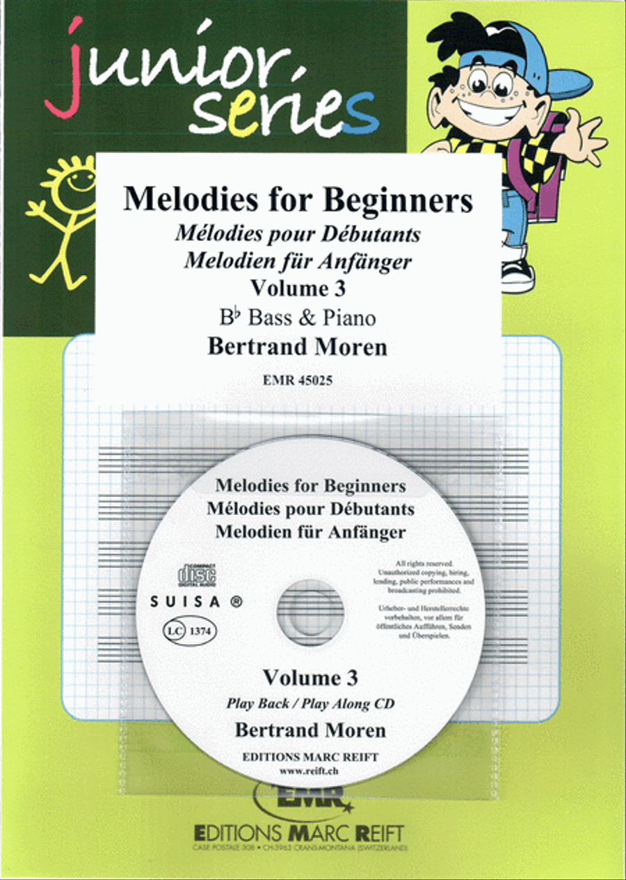 Melodies for Beginners Volume 3 Piano Accompaniment scores gallery preview page 1